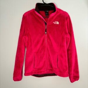The North Face Osito Silken Fleece Full Zip Jacket Magenta Raspberry Size Small
